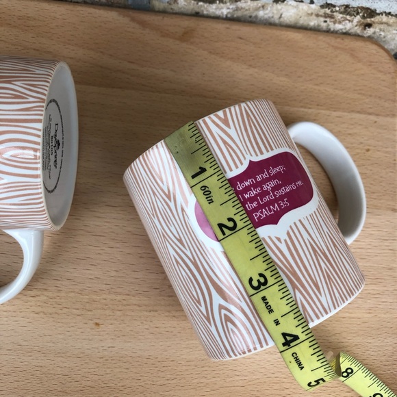 New Mommy & New Daddy Set 2 Coffee Mugs With Psalm 3:5 Bible Verse DaySpring - Picture 9 of 11